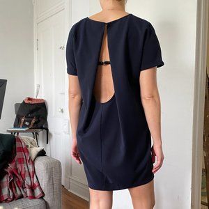 UO Silence & Noise Navy Mini Dress - s